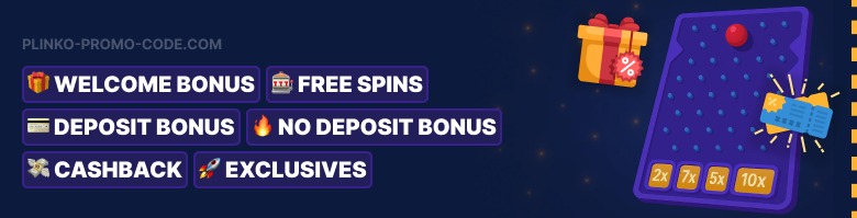 Types of bonuses for Plinko
