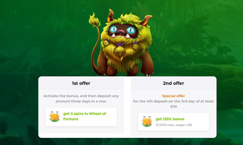 Reload bonus Verde Casino